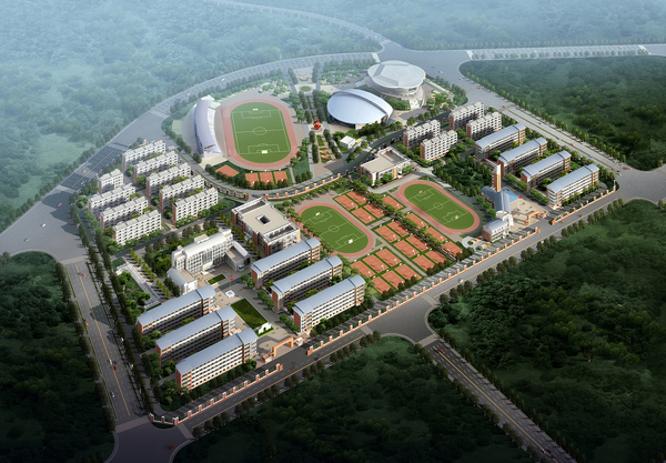 高新教育集團(tuán)大余衡水實(shí)驗(yàn)學(xué)?？傮w設(shè)計(jì)鳥(niǎo)瞰圖